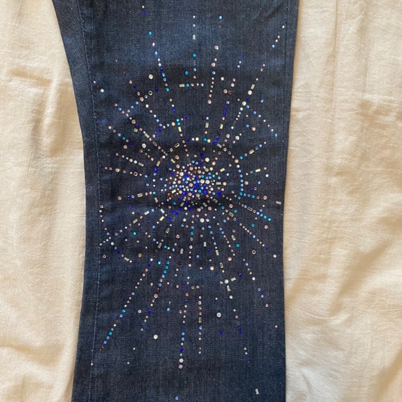 Super rare pristine 1997 Gap Starburst low rise flare - Picture 3 of 8